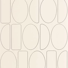 Kép 1/3 - Casadeco Geometriai mintás modern bézs-fekete vlies tapéta Legerete Beige/Noir Fusain 53 cm X 10 m