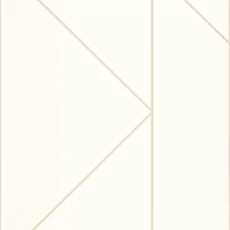 Kép 1/3 - Casadeco Geometriai mintás elegáns törtfehér vlies tapéta Pure Blanc Craie 53 cm x 10 m
