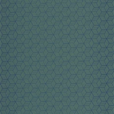 Kép 1/3 - Casadeco Kocka mintás zöld vlies tapéta Connexions Vert Canopee 53 cm X 10 m