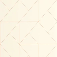 Kép 1/3 - Casadeco Modern geometrikus bézs-barna vlies tapéta Subtilite Beige/Terracotta 53 cm X 10 m