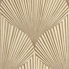 Kép 1/3 - Casadeco Legyező mintás 3D hatású bézs vlies tapéta Semiramis Beige Raphia 53 cm X 10 m