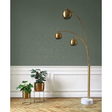 Kép 3/3 - Casadeco Modern geometrikus keki vlies tapéta Subtilite Vert/Kaki 53 cm X 10 m