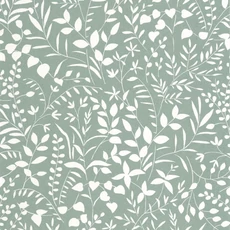 Kép 1/3 - Casadeco Apró levélmintás kék vlies tapéta La Bastide Bleu 53 cm X 10 m