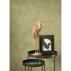 Kép 3/3 - Casadeco Elegáns babér zöld vlies tapéta kőhatású mintázattal Prague Stone Uni Laurier 53 cm X 10 m