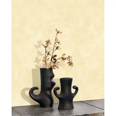 Kép 3/3 - Casadeco Elegáns halványsárga vlies tapéta kőhatású mintázattal Prague Stone Uni Limonade 53 cm X 10 m