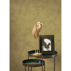 Kép 3/3 - Casadeco Elegáns mohazöld vlies tapéta kőhatású mintázattal Prague Stone Uni Toundra 53 cm X 10 m