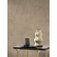 Kép 3/3 - Casadeco Elegáns kékes barna vlies tapéta kőhatású mintázattal Prague Stone Uni Marron Glace 53 cm X 10 m