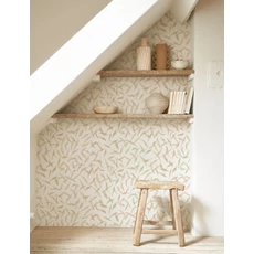 Kép 3/3 - Casadeco Olajfaleveles bézs vlies tapéta Clos Des Oliviers Ficelle/Ardoise 53 cm X 10 m