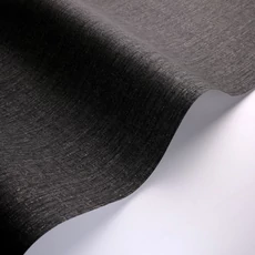 Kép 2/3 - Casadeco Texturált fekete vinyl tapéta Scribe Noir Reglisse 53 cm X 10 m