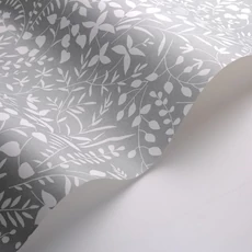 Kép 2/3 - Casadeco Apró levélmintás kék vlies tapéta La Bastide Bleu 53 cm X 10 m