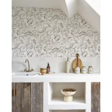 Kép 3/3 - Casadeco Citromfa mintás barna vlies tapéta Lemon Tree Terre De Sienne 53 cm X 10 m