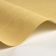 Kép 2/2 - Casadeco Szövethatású elegáns napsárga vinyl tapéta Etamine Jaune Paille 53 cm X 10 m