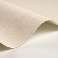 Kép 2/2 - Casadeco Szövethatású elegáns bézses fehér vinyl tapéta Etamine Blanc Craie 53 cm X 10 m