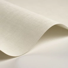 Kép 2/2 - Casadeco Szövethatású elegáns fehér vinyl tapéta Etamine Blanc Coton 53 cm X 10 m