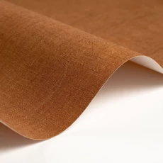 Kép 2/2 - Casadeco Szövethatású elegáns karamell vinyl tapéta Etamine Caramel 53 cm X 10 m