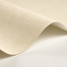 Kép 2/2 - Casadeco Szövethatású elegáns vanília vinyl tapéta Etamine Vanille 53 cm X 10 m