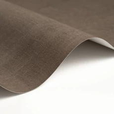 Kép 2/2 - Casadeco Szövethatású elegáns sötétbarna vinyl tapéta Etamine Amarena 53 cm X 10 m