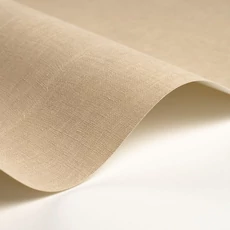 Kép 2/2 - Casadeco Szövethatású elegáns drapp vinyl tapéta Etamine Grege 53 cm X 10 m