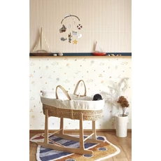 Kép 3/3 - Casadeco Vékony sötétkék vlies bordűr L Epuree Bleu Encre 5 cm X 6 m