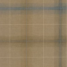 Kép 1/3 - Casadeco Kockás szövet hatású barna vlies tapéta Archie Tabac 53 cm X 10 m