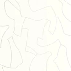 Kép 1/3 - Casasdeco Vonal mintás absztrakt fehér vlies tapéta Maze Game Blanc 53 cm X 10 m