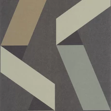 Kép 1/3 - Casadeco Szalag mintás fekete vlies tapéta Ribbon Game Noir 53 cm X 10 m