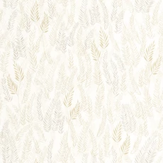 Kép 1/3 - Casadeco Levélmintás drapp vlies tapéta Walk In The Jungle Naturel 53 cm X 10 m