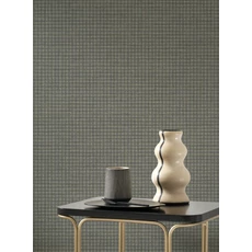 Kép 3/3 - Casadeco Apró kockás szürke vlies tapéta Jude Anthracite 53 cm X 10 m