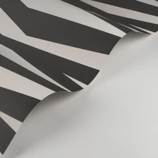 Kép 2/3 - Casadeco Modern vonal mintás fekete vlies tapéta Zebra Game Noir 53 cm X 10 m