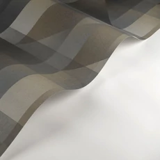 Kép 2/3 - Casadeco Geometrikus kockás fekete vlies tapéta Edward Noir Fusain 53 cm X 10 m