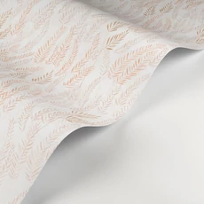 Kép 2/3 - Casadeco Levélmintás rózsaszín vlies tapéta Walk In The Jungle Naturel 53 cm X 10 m