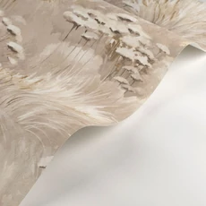 Kép 2/3 - Casadeco Pampafű mintás bézs vinyl tapéta Oyat Beige Lin 53 cm X 10 m