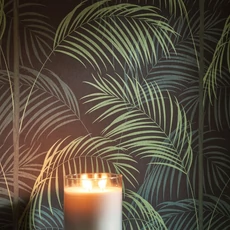 Kép 3/3 - Casadeco Pálmalevél mintás kékes zöld vlies tapéta Le Tout Paris Vert Canopee 53 cm X 10 m