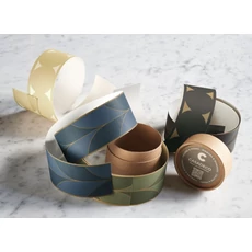 Kép 3/3 - Casadeco Vékony bézs mintás vlies bordűr La Festive Beige Lin 5 cm X 6 m