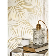 Kép 3/3 - Casadeco Pálmalevél mintás oliva színű vlies tapéta Le Tout Paris Vert Olie 53 cm X 10 m