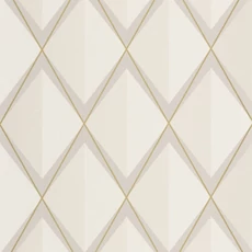 Kép 1/3 - Casadeco Bézs vlies tapéta geometrikus mintával Chaplin Grege 53 cm X 10 m