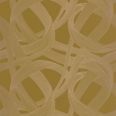 Kép 1/3 - Casadeco Hullám mintás sárgás zöld vlies tapéta Shimmy Olive 53 cm X 10 m