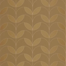 Kép 1/3 - Casadeco Elegáns sárga vlies tapéta metál fénnyel Mistinguett Mordore 53 cm X 10 m