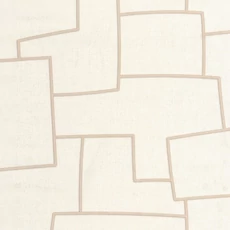 Kép 1/3 - Casadeco Absztrakt geometriai mintás világos bézs vinyl tapéta Inca Sable 53 cm  X 10 m