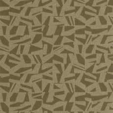 Kép 1/3 - Casadeco Grafikai mintás barnás zöld vinyl tapéta Sanara Tabac 53 cm X 10 m