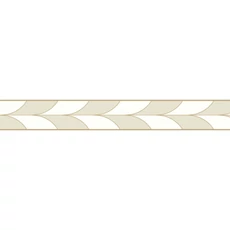 Kép 1/3 - Casadeco Vékony bézs mintás vlies bordűr La Festive Beige Lin 5 cm X 6 m