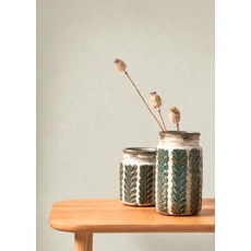 Kép 3/3 - Casadeco Texturált galambszürke vinyl tapéta Nest Tourturelle 53 cm X 10 m