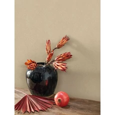 Kép 3/3 - Casadeco Texturált szürkés barna vinyl tapéta Nest Lin 53 cm X 10 m