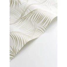 Kép 2/3 - Casadeco Pálmalevél mintás bézs vlies tapéta Le Tout Paris Beige Lin 53 cm X 10 m