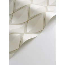 Kép 2/3 - Casadeco Bézs vlies tapéta geometrikus mintával Chaplin Grege 53 cm X 10 m