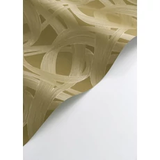 Kép 2/3 - Casadeco Hullám mintás sárgás zöld vlies tapéta Shimmy Olive 53 cm X 10 m