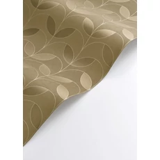 Kép 2/3 - Casadeco Elegáns sárga vlies tapéta metál fénnyel Mistinguett Mordore 53 cm X 10 m