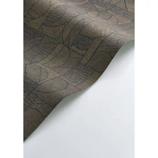 Kép 2/3 - Casadeco Geometriai mintás modern sötétkék-arany vinyl tapéta Baman Encre 53 cm X 10 m