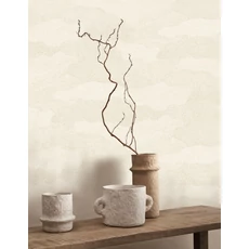 Kép 3/3 - Casadeco Felhő mintás világos bézs modern vinyl tapéta Nubio Sable 53 cm X 10 m