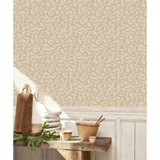 Kép 3/3 - Casadeco Grafikai mintás bézs vinyl tapéta Sanara Beige Lin 53 cm X 10 m